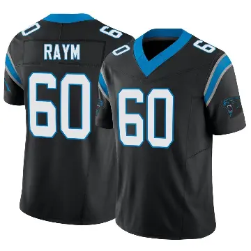 ＃60 Youth Andrew Raym Black Limited Carolina Panthers Vapor F.U.S.E. Jersey