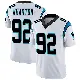 ＃92 Men's Tershawn Wharton White Limited Carolina Panthers Vapor Untouchable Jersey