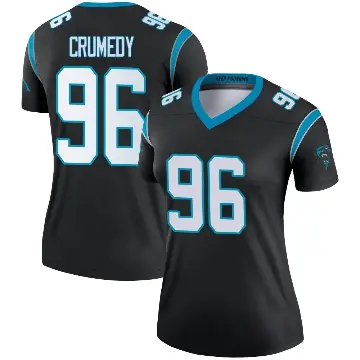 ＃96 Women's Jaden Crumedy Black Legend Carolina Panthers Jersey