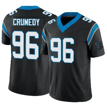 ＃96 Youth Jaden Crumedy Black Limited Carolina Panthers Vapor F.U.S.E. Jersey