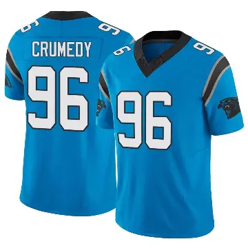 ＃96 Youth Jaden Crumedy Blue Limited Carolina Panthers Vapor F.U.S.E. Jersey